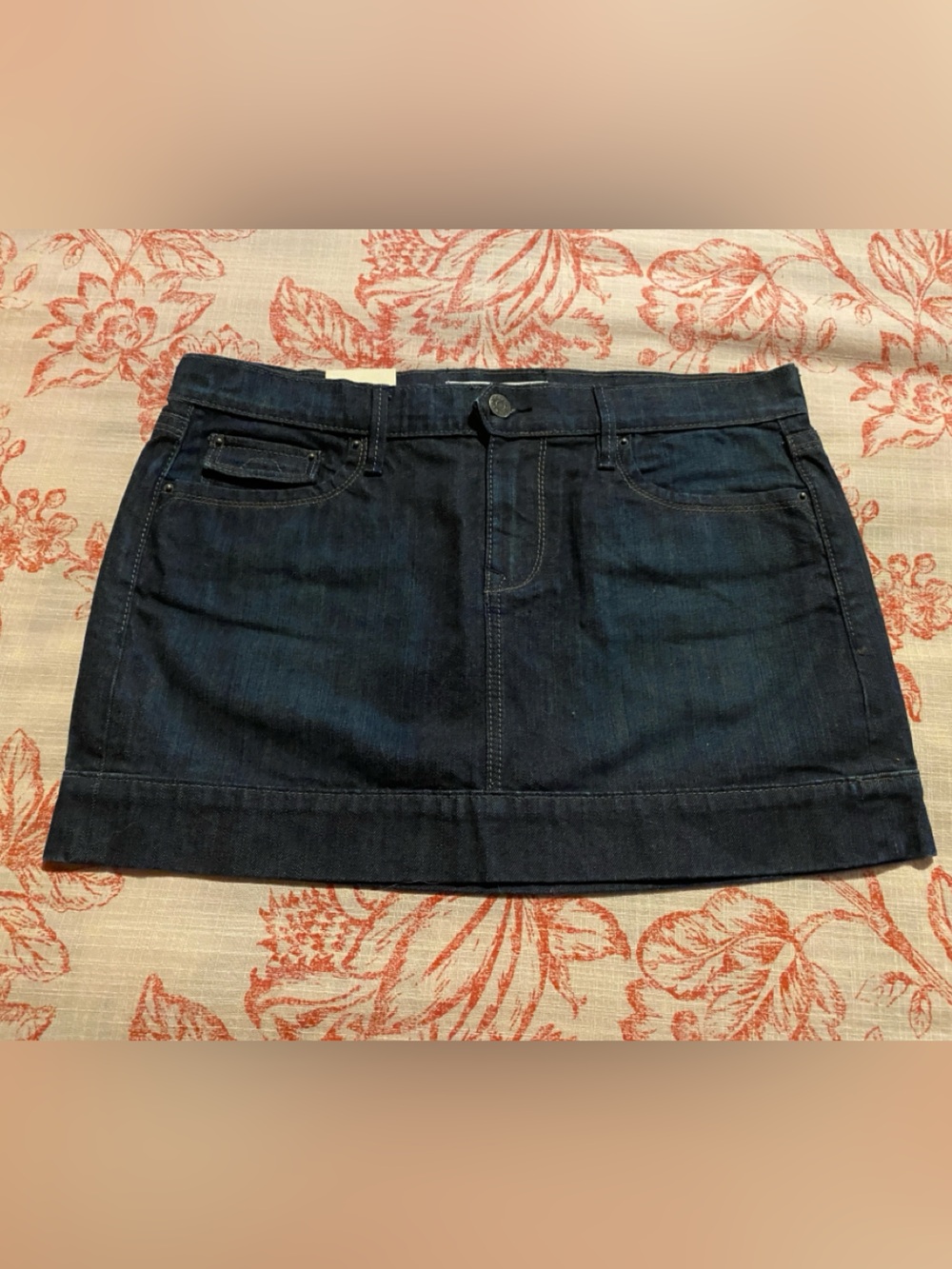 Old Navy Dark Blue Denim Mini Skirt
